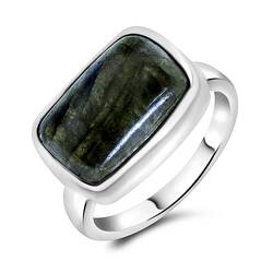 Labradorite Silver Rings NSR-2233